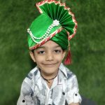 Rani Laxmi Bai Pagdi / Turban For Girls (GREEN)