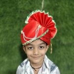 Rani Laxmi Bai Pagdi / Turban For Girls (RED)