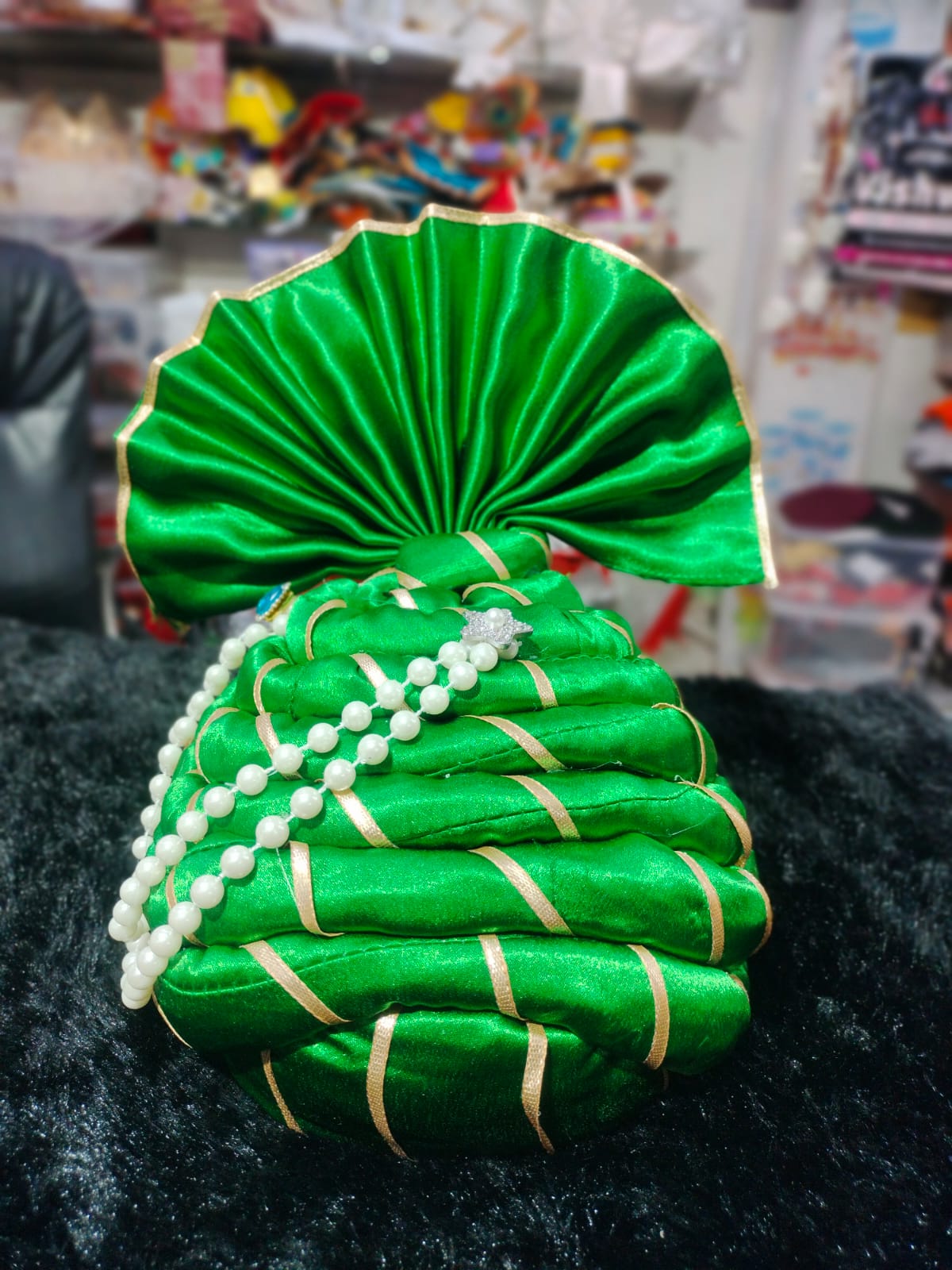 WhatsApp-Image-2025-10-17-at-12.42.35-PM-6.jpeg Shivaji Maharaj Pagdi For Kids (Green) - Image 1